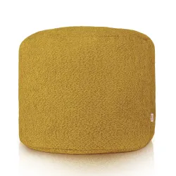 Pouf Rotondo Cilindro - Tessuto Bouclè – vista 2