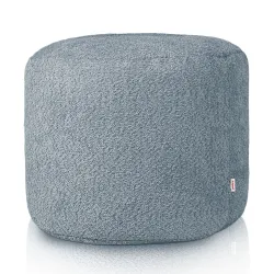 Pouf Rotondo Cilindro - Tessuto Bouclè