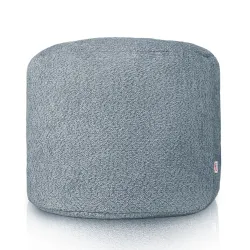 Pouf Rotondo Cilindro - Tessuto Bouclè – vista 2