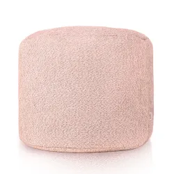 Pouf Rotondo Cilindro - Tessuto Bouclè – vista 2