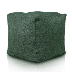 Pouf Cubo Quadrato - Tessuto Bouclè