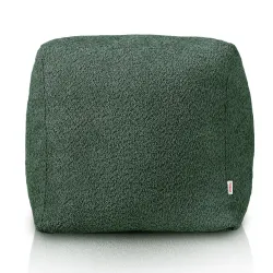 Pouf Cubo Quadrato - Tessuto Bouclè – vista 2