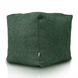 Pouf Cubo Quadrato - Tessuto Bouclè – vista 3