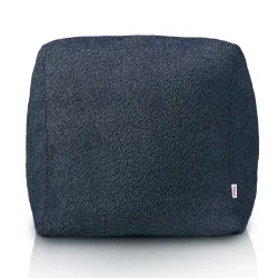 Pouf Cubo Quadrato - Tessuto Bouclè – vista 2