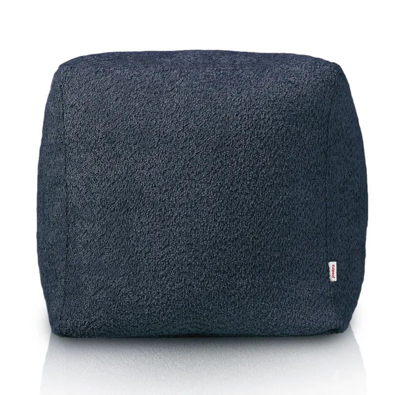 Pouf Cubo Quadrato - Tessuto Bouclè – vista 2