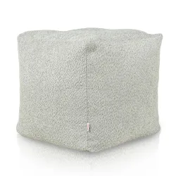 Pouf Cubo Quadrato - Tessuto Bouclè
