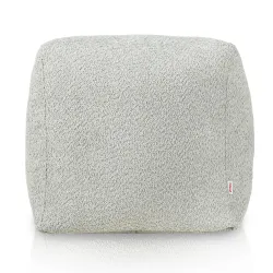 Pouf Cubo Quadrato - Tessuto Bouclè – vista 2