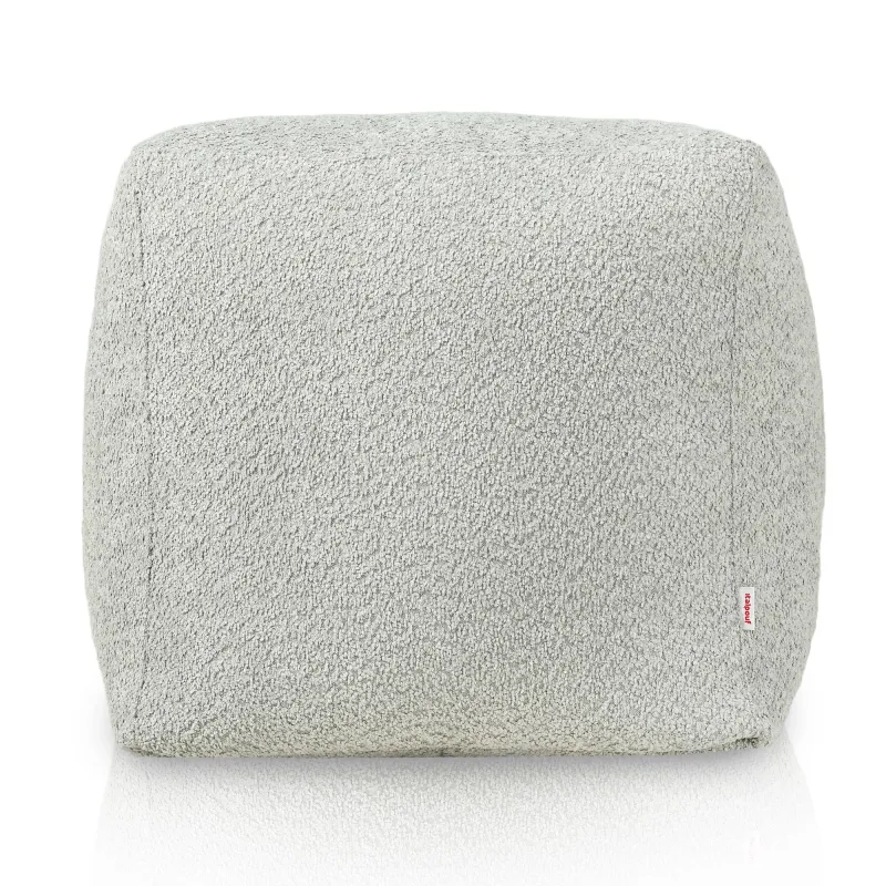 Pouf Cubo Quadrato - Tessuto Bouclè – vista 2