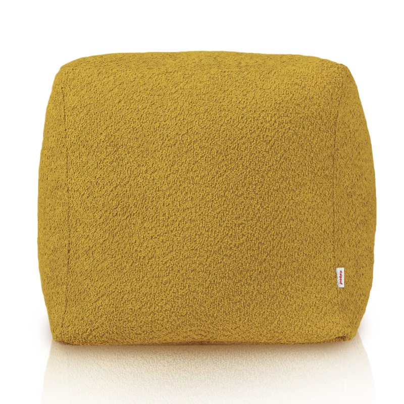 Pouf Cubo Quadrato - Tessuto Bouclè – vista 2