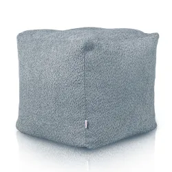 Pouf Cubo Quadrato - Tessuto Bouclè