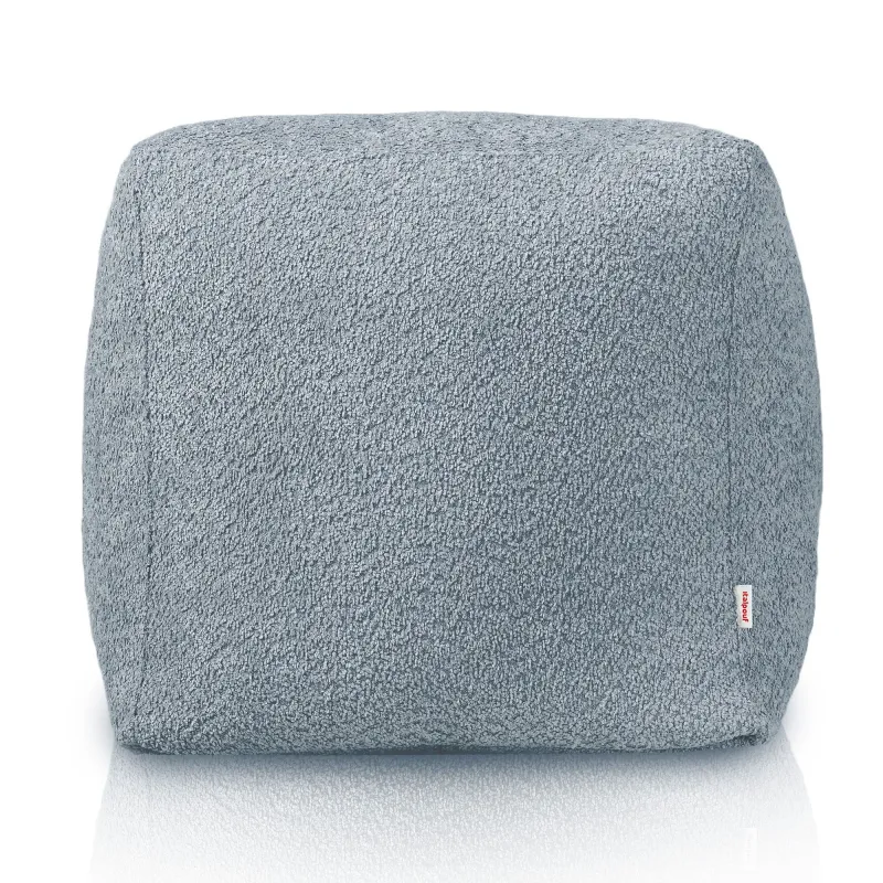 Pouf Cubo Quadrato - Tessuto Bouclè – vista 2