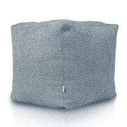 Pouf Cubo Quadrato - Tessuto Bouclè – vista 3