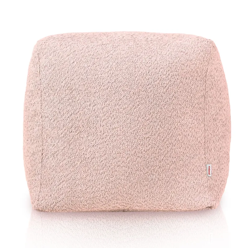Pouf Cubo Quadrato - Tessuto Bouclè – vista 2
