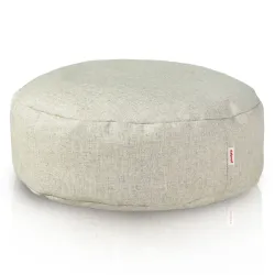 Pouf Poggiapiedi Rotondo - Pregiata Lana Premium