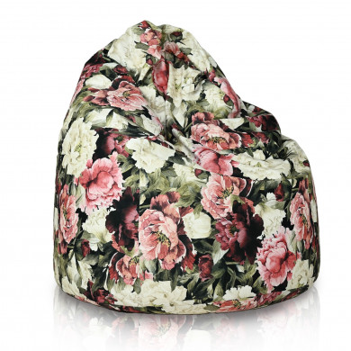 Pouf sacco peonia