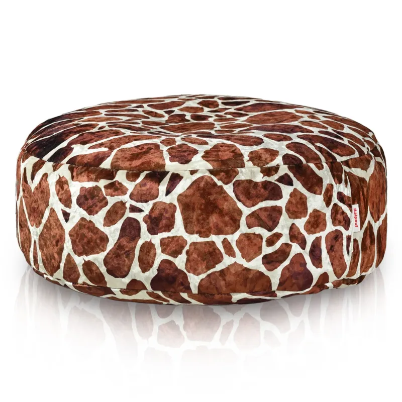 Pouf Poggiapiedi Rotondo - Tessuto Stampato Premium – vista 5