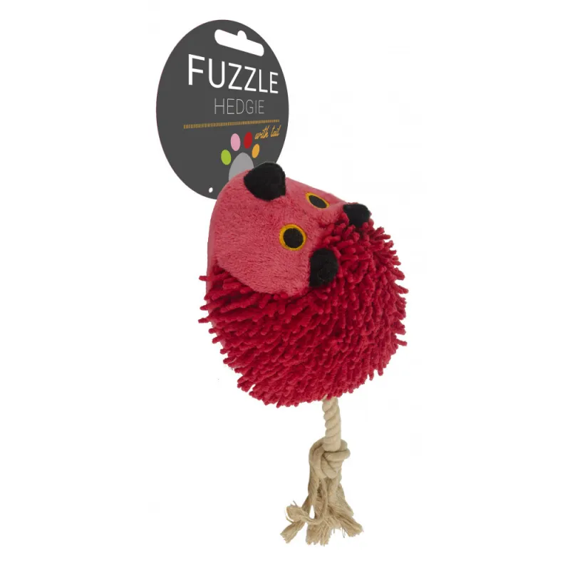 Peluche riccio marrone, ideale per cani, giocattolo divertente