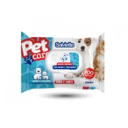 Salviette per animali domestici 100 pezzi con pop-up