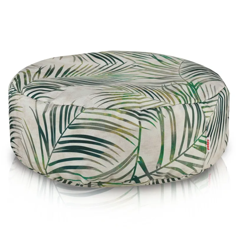Pouf Poggiapiedi Rotondo - Outdoor Pro per esterno Impermeabile