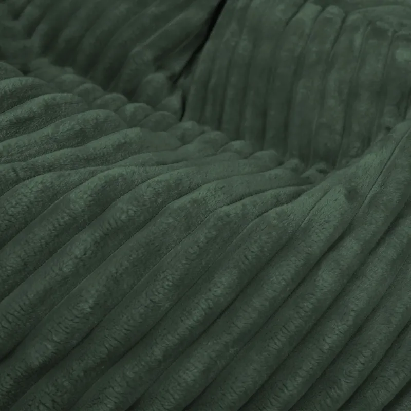 Poltrona Pouf Sacco XXL per adulti Gigante - Velluto a Coste Stripe – vista 4