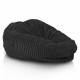 Nero pouf sacco xl stripe