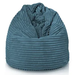 Poltrona Pouf Sacco XXL per adulti Gigante - Velluto a Coste Stripe – vista 2