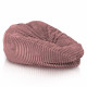 Rosa sbiadito pouf sacco xl stripe