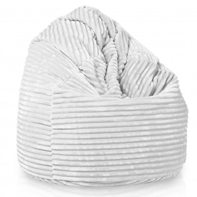 Bianco pouf sacco stripe