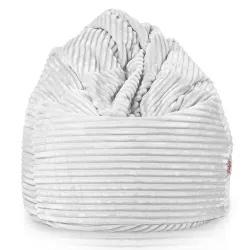 Poltrona Pouf Sacco XXL per adulti Gigante - Velluto a Coste Stripe – vista 2