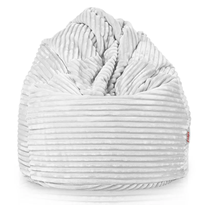 Poltrona Pouf Sacco XXL per adulti Gigante - Velluto a Coste Stripe – vista 2
