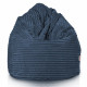 Blu marino pouf sacco gigante xxl stripe