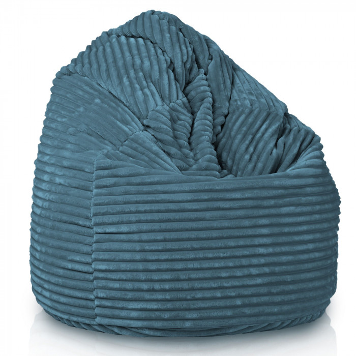 Blu pouf sacco gigante xxl stripe