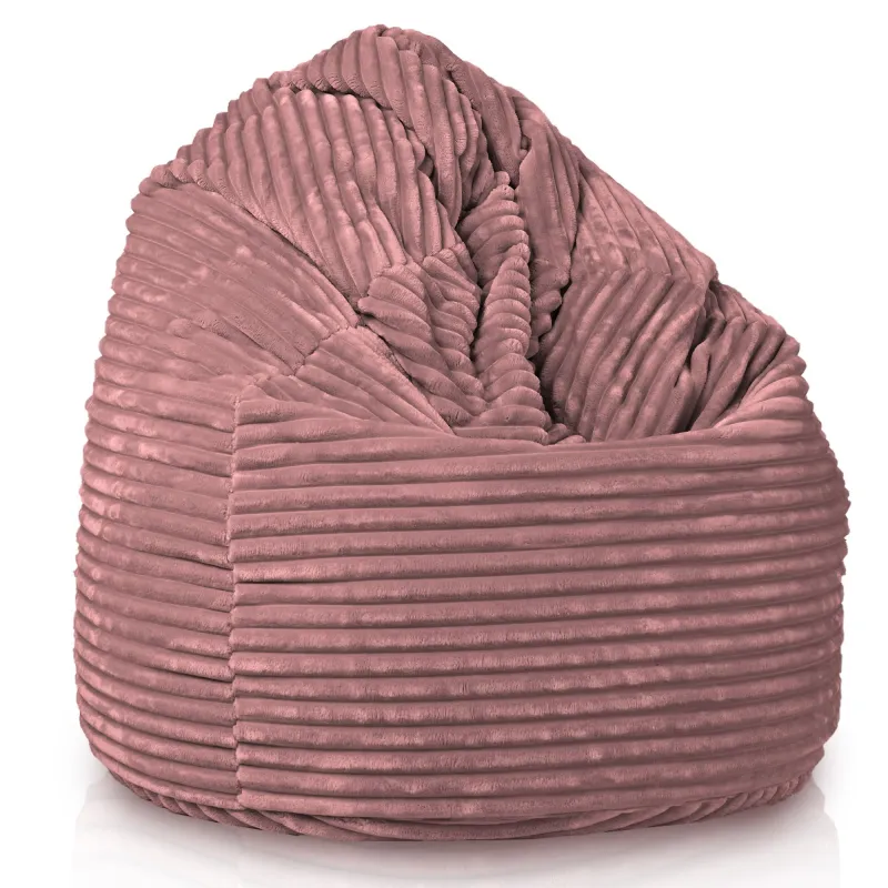 Poltrona Pouf Sacco XXL per adulti Gigante - Velluto a Coste Stripe
