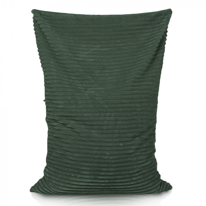 Verde scuro cuscino per bambini stripe