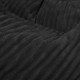 Nero cuscino per bambini stripe