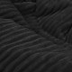 Nero cuscino per bambini stripe