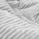 Bianco cuscino pouf gigante xxl stripe