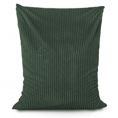 Verde scuro cuscino pouf gigante stripe