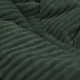 Verde scuro cuscino pouf gigante xxl stripe
