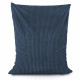 Blu marino cuscino pouf gigante stripe