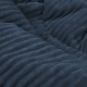 Blu marino cuscino pouf gigante xxl stripe