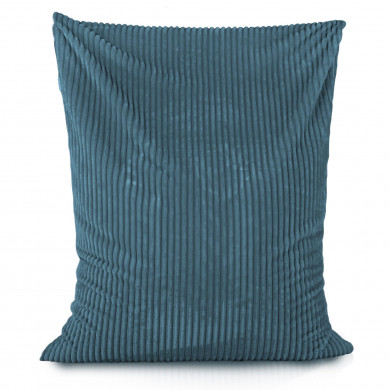 Blu cuscino pouf gigante xxl stripe