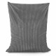 Grigio cuscino pouf gigante stripe