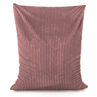 Rosa sbiadito cuscino pouf gigante stripe