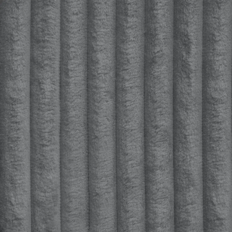 Pouf Poggiapiedi Rotondo - Velluto a Coste Stripe – vista 2