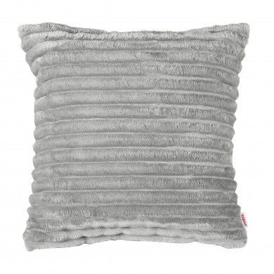 Grigio chiaro cuscino decorativo quadrato stripe