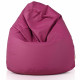 Fucsia Pouf Sacco Per Bambini Ecopelle