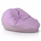 Pouf Sacco XL Viola chiaro Ecopelle