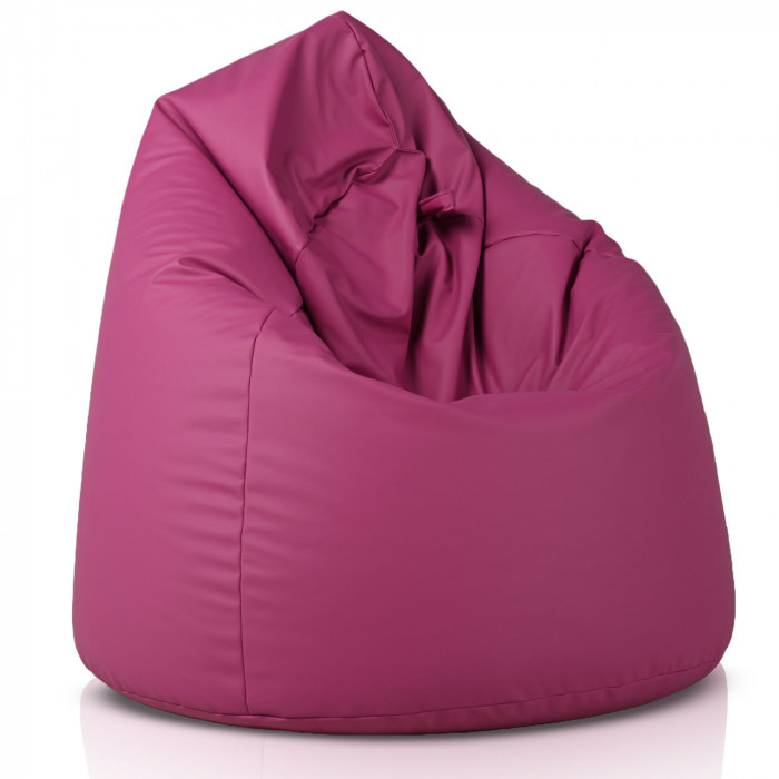 Pouf Sacco XL Fucsia Ecopelle