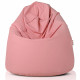 Pouf Sacco XL Rosa chiaro Ecopelle